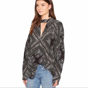 Free People Walking On A Dream Oversized Tunic Top